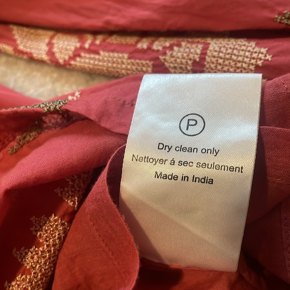 Pink/Red Payal Pratap Blouse from Anthropologie, Size 4 - Picture 7 of 9